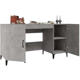  Pisalna miza betonsko siva 140x50x75 cm konstruiran les, (20640825) | Shoptok.si