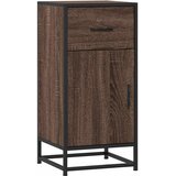  Komoda boja hrasta 35,5x35x76 cm konstruirano drvo i metal | shoptok.hr