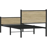  Metalni okvir kreveta bez madraca boja hrasta sonome 80x200 cm | Eponuda.com