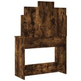  Toaletni stolić LED boja dimljenog hrasta 96 x 40 x 142 cm | shoptok.hr