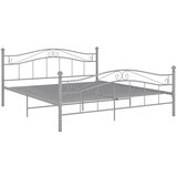 Furnova Posteljni okvir brez vzmetnice siv kovinski 140x200 cm, (21934944) | Shoptok.si
