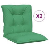 Jastuci za vrtne stolice 2 kom zeleni 100x50x7 cm od tkanine | shoptok.hr