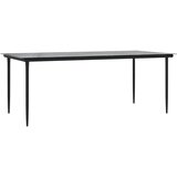  7-dijelni vrtni blagovaonski set s jastucima poliratan i staklo | shoptok.hr