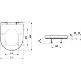 Laufen H8939580000001 Pro WC deska s počasnim zapiranjem "Soft Close" | Shoptok.si