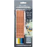  Set umjetničkih pastelnih olovaka, 7 komada na blister kartici (5 olovaka + gumica + papir za blendanje) | shoptok.hr