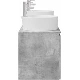  Set ormarića za kupaonicu 3 kom. Betonska siva 49,5 x 44,5 x 65 cm | shoptok.hr