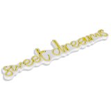 WALLXPERT dekorativna plastična led rasveta sweet dreams yellow | ePonuda.com