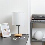  Brilagi - Stona lampa NUBILA WOOD 1xE27/25W/230V hrast/bela | Eponuda.com