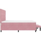  s opruga kutije Ružičasta 200 x 180 cm Baršun | shoptok.hr