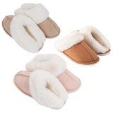 COZY ženski krzneni copati s peto 42-43 - Ženski krzneni copati s peto 42-43, roza | Shoptok.si