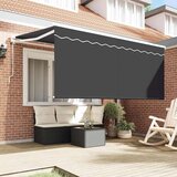  Skrovita tenda Prugasti Antracit 300 x 200 cm tkanina | shoptok.hr