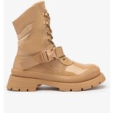 Resti Women's lacquered boots in light brown Setogy | ePonuda.com