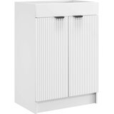 vidaXL Omarica pod umivalnikom Bela 56 x 37,5 x 81 cm Inženirski les, (5000246039) | Shoptok.si