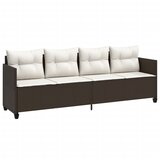  5-dijelni set vrtnih sofa s jastucima poliratan smeđi | shoptok.hr