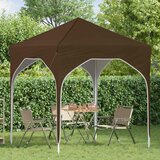  Rastezljivi šator za zabave 194 x 194 x 245 cm Sivosmeđa | shoptok.hr