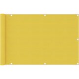 Balkonski zastor žuti 90 x 400 cm HDPE | Eponuda.com