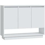 vidaXL komoda bela 97x31x75 cm iverna plošča | Shoptok.si