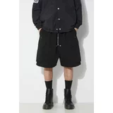 Rick Owens Pamučne kratke hlače Woven Shorts Cargobela Shorts boja: crna, DU01D1369.CB.09