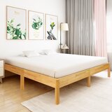 vidaXL Posteljni okvir iz trdne hrastovine 180x200 cm Cene