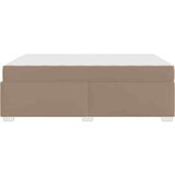  Konstrukcija postelje z vzmetnico Kapučino 140 x 200 cm blago, (5000123854) | Shoptok.si