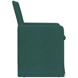  Trpezarijske stolice 2 pcs Tamnozelena 57 x 67 x 95 cm tkanina | shoptok.hr