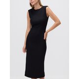 Reserved Midi haljina s mješavinom viskoze - crno | shoptok.hr