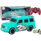  Auto na daljinsko upravljanje s dinosaurom, omjer 1:10 - plava | Shoptok.si