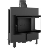 Kratki vgradni kamin LUCY/14/P/BS/BLACK Cene