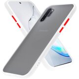 Cadorabo Ohišje, združljiv s Samsungom v zamrznjenem prozornem - hibridnem zaščitnem pokrovu s TPU silikonom v notranjosti in mat plastičnim hrbtom, (20565179) Cene