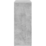  Komoda siva boja betona 60 x 30 x 75 cm od konstruiranog drva | shoptok.hr