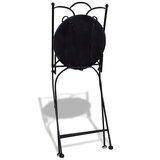  3-dijelni bistro set s keramičkim pločicama plavo-bijeli | shoptok.hr