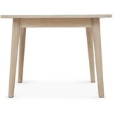 Furnhouse Mizica z mizno ploščo v hrastovem dekorju v naravni barvi 70x70 cm Nyborg – | Shoptok.si