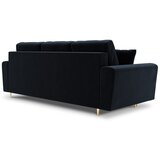Cosmopolitan Design Tamno plava baršunasti sklopiva/s prostorom za odlaganje sofa 235 cm Kyoto – | shoptok.hr