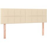  Krevet s oprugama i madracem krem 140x200 cm od tkanine | shoptok.hr