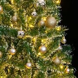  Umjetno božićno drvce 300 LED s kuglicama i snijegom 210 cm | shoptok.hr