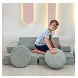 Atelier Del Sofa puzzle - blue blue 2-Seat sofa-bed | ePonuda.com