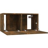 Viseći TV ormarić boja hrasta 60 x 30 x 30 cm konstruirano drvo | Eponuda.com