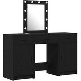  Toaletni stol s vratima Crna 50 x 41 x 135 cm Konstruirano drvo | Eponuda.com