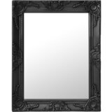 vidaXL Zidno ogledalo u baroknom stilu 50 x 60 cm crno Cijene