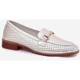 S. BARSKI Leather Women's Moccasins With Decoration On Flat Heel S.Barski | shoptok.hr