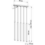 Nice Lamps Crna visilica Fideus, dužine 45 cm | shoptok.hr