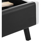  Za krevet od umjetne kože s LED svjetlom sivi 90 x 200 cm | shoptok.hr