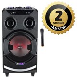Akai karaoke 60W, FM, BT, USB, SD, rasvjeta, baterija, bež. mikrofofon ABTS-112 | shoptok.hr