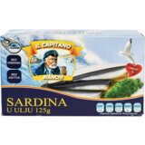 Il Capitano Sardine u ulju, 125g