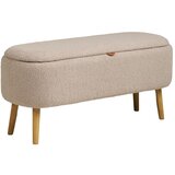 House Nordic Bež klupa od bouclé tkanine Harlow – | shoptok.hr