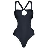 Trendyol swimsuit - black - plain Cene