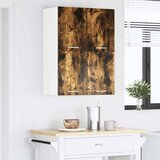 Viseći ormarić 2 pcs Dimljeni hrast i bijela 60 x 31 x 40 cm | Eponuda.ba