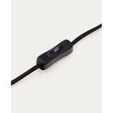 Kave Home Črna kovinska namizna svetilka (višina 49 cm) Manie – | Shoptok.si