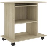 Maison Chic Računalniška miza - pisarniška miza sonoma hrast 80x50x75 cm iverna plošča, (21785028) Cene