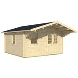 Male kuće Drvena kuća GOTLAND A 440 × 440 cm sa šindrom | shoptok.hr